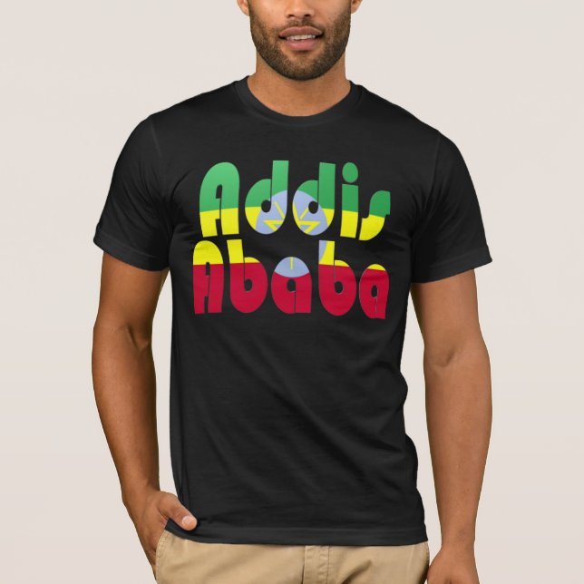 Camiseta Addis Ababa, Etiópia (Frente)