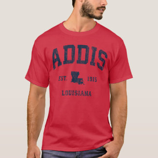 Camiseta Addis Louisiana LA Atlética Vintage Navy Esportes