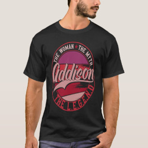 Camiseta Addison a Senhora do Mito a Lenda