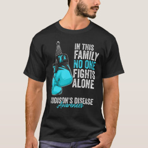 Camiseta Addison's Disease Awarness Boxing Luvas Light Bl