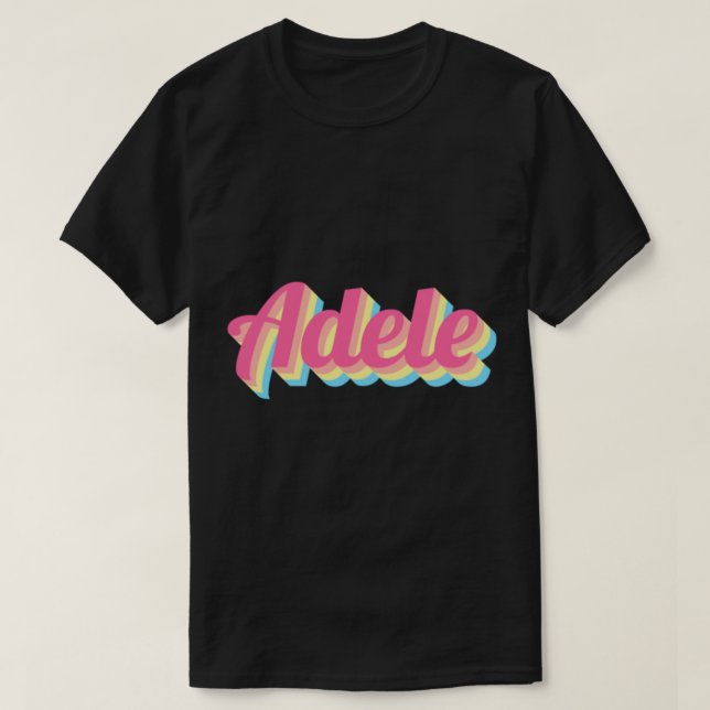 Camiseta Adele Sweet Baby Name (Frente do Design)