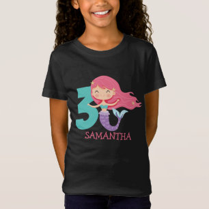 Camiseta Adella - Ariels, irmã mais velha aniversário de 3 