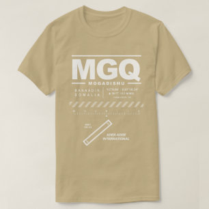 Camiseta Aden Adde International Airport MGQ T Shirt
