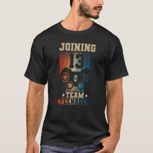 Camiseta Aderente à Equipe Teenager Dizendo Adolescente Gar