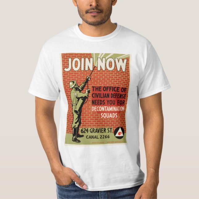 Camiseta Aderir Agora ~ Defesa Civil (Frente)