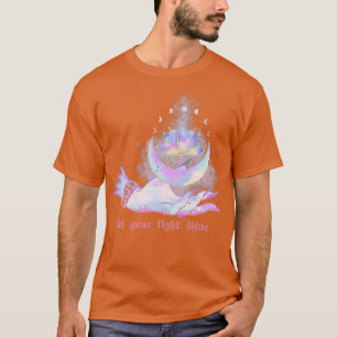 Camiseta adesivo celeste que deixe sua luz brilhar