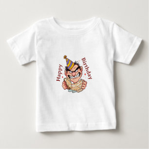 Camiseta Adesivo de Aniversário Divertido