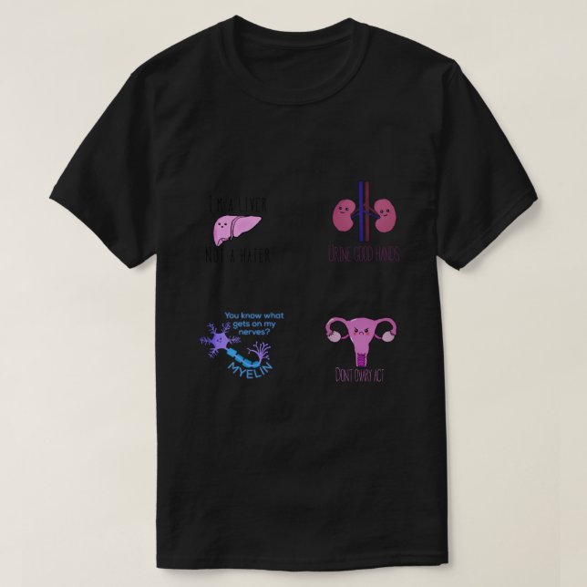 Camiseta Adesivo de armas médicas (Frente do Design)