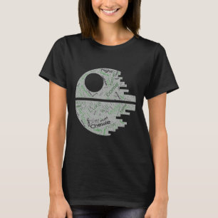 Camiseta Adesivo de Arte com Palavras de O Retorno de Jedi