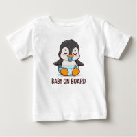 Adesivo de Carro de Pinguim de Desenho Animado Fof