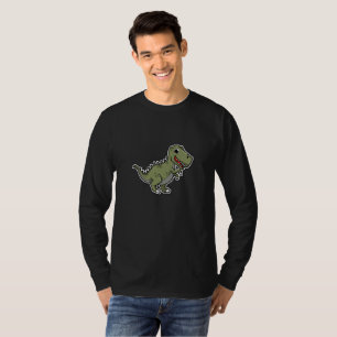 Camiseta Adesivo de Dinossauro T-Rex Fofo – Dino de Desenho