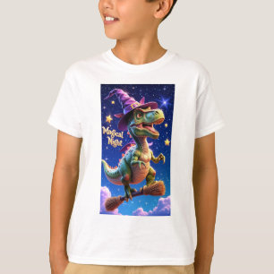 Camiseta Adesivo de Dragão 'Noite Mágica' Hipnotizante