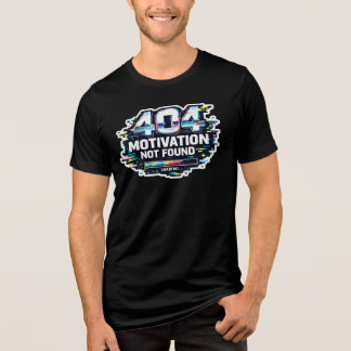 Camiseta Adesivo de Falha de Motivação 404 Glitch Y2K