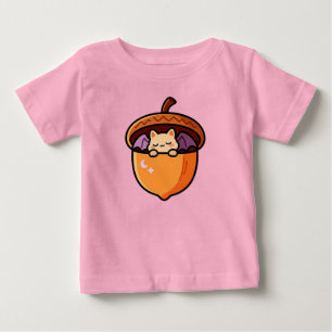 Camiseta Adesivo de Halloween de Morcego em Bolota