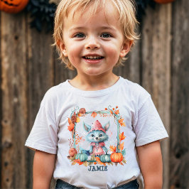 Camiseta Adesivo de Halloween Personalizado de uma Raposa F