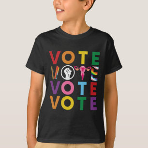 Camiseta Adesivo de progresso da igualdade de votos1