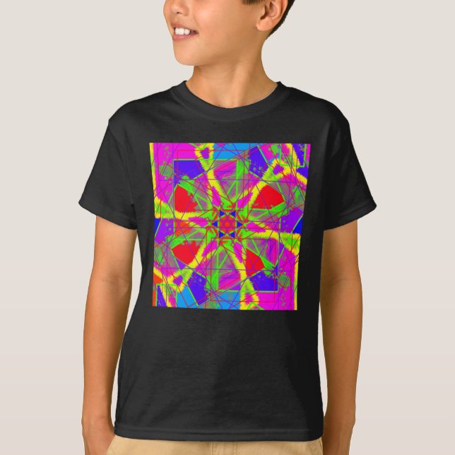 Camiseta Adesivo de Raios de Luz Estelar (Frente)