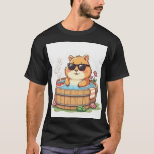 Camiseta Adesivo de Relaxamento em Banheira de Hidromassage