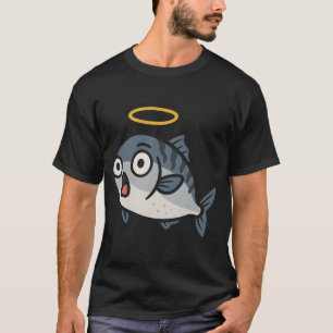 Camiseta Adesivo de Santo Mackerel Chocado – Peixe Vetori