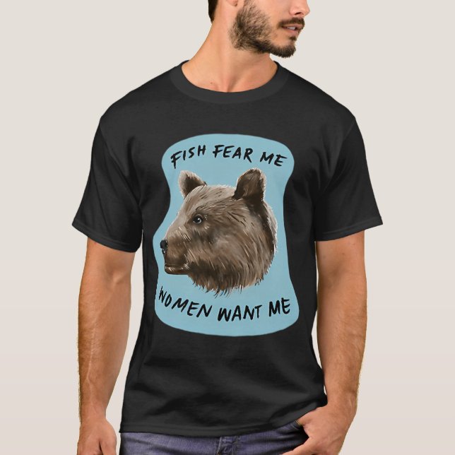 Camiseta Adesivo de urso (Frente)