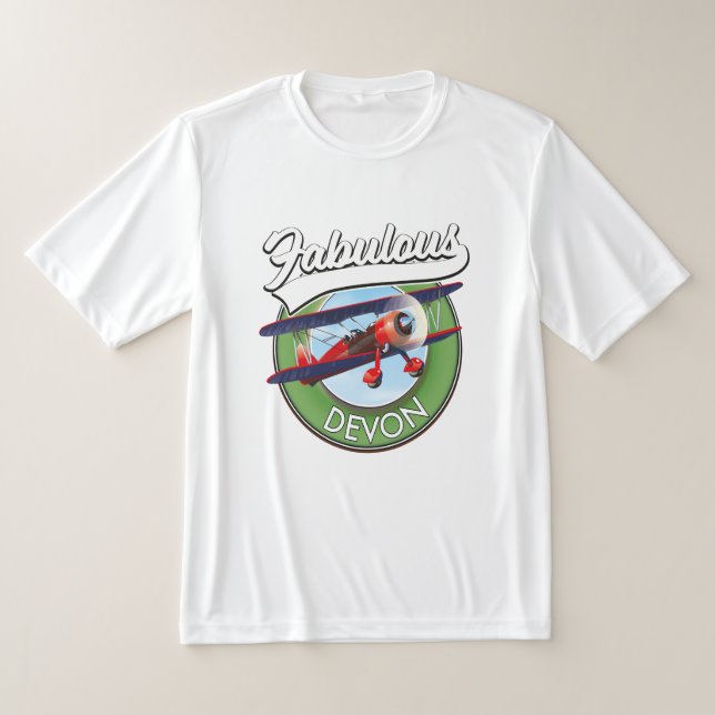 Camiseta Adesivo de viagem Devon fabuloso. (Postura )
