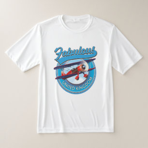 Camiseta Adesivo de viagem do Reino Unido fabuloso.