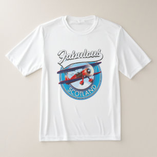 Camiseta Adesivo de viagem estilo retrô Escócia fabuloso