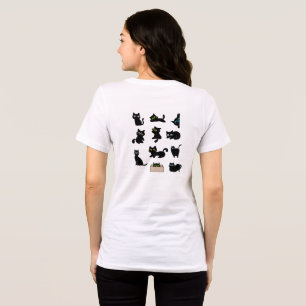 Camiseta Adesivo de Vinil de Gatos Pretos Gato Fofo