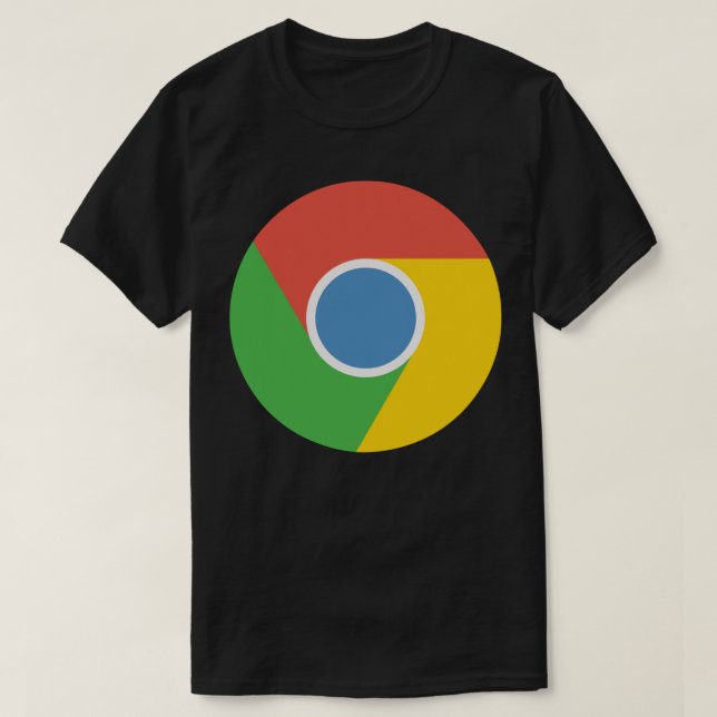 Camiseta Adesivo do Google Chrome (Frente do Design)