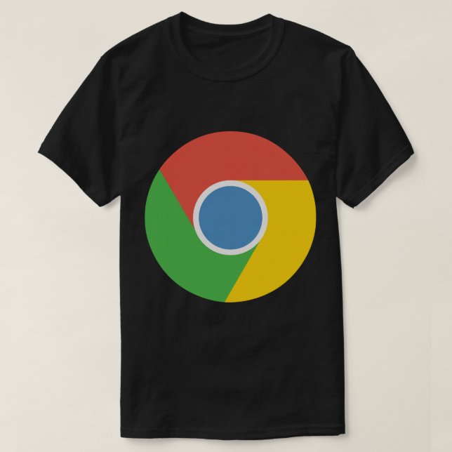 Camiseta Adesivo do Google Chrome (Frente do Design)