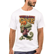 Adesivo Embroiderado de Camaleão Engraçado 'O Atra