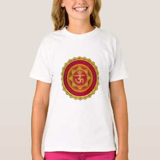 Camiseta Adesivo Espiritual Hindu Mandala Om Dourado