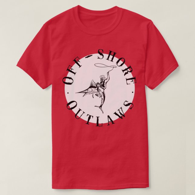 Camiseta Adesivo fora de banda offShore (Frente do Design)