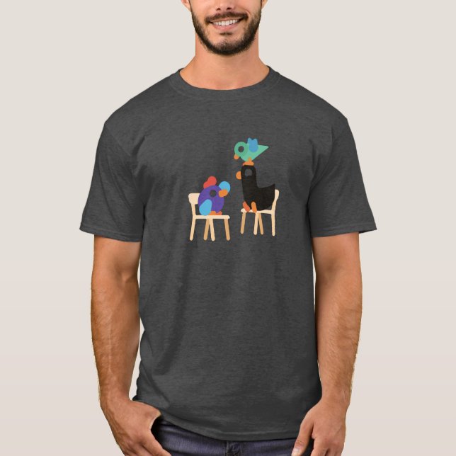 Camiseta adesivo kurzgesagt2 (Frente)