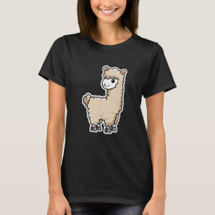 Camiseta Adesivo Llama Alpaca Menino  Menina  Crianças