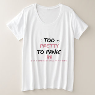 Camiseta Adesivo Muito Bonita Para Entrar em Pânico   Coque