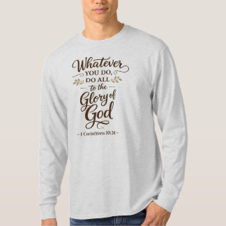 Camiseta Adesivos de Escrituras para a Glória de Deus