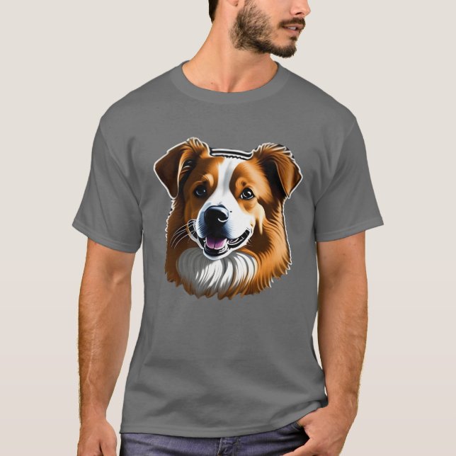 Camiseta adesivos para cães para paredes adesivos para cães (Frente)