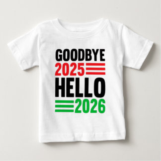 Camiseta Adeus 2025 Alô 2026 - Celebrando uma Estrela Nova