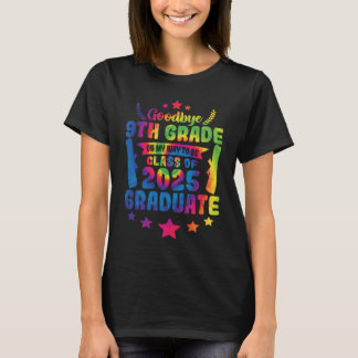 Camiseta Adeus, 9ª Classe do Formando 2025, 9º Grau