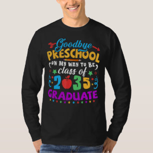 Camiseta Adeus, Classe Pré-Escolar De 2035, Formando Olá Ki