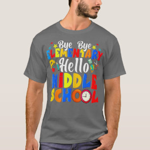 Camiseta Adeus Elementar Olá Engraçado do Ensino Médio