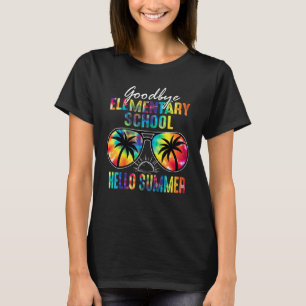 Camiseta Adeus Elementar Olá Verão Tie Tye Óculos La