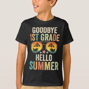 Camiseta Adeus, Grau de 1 rua Alô, Verão, 1º ano Último Da