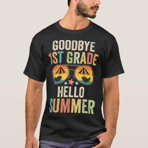 Camiseta Adeus, Grau de 1 rua Alô, Verão, 1º ano Último Da