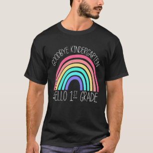 Camiseta Adeus Jardim de Infância Olá Crianças Estudantes D
