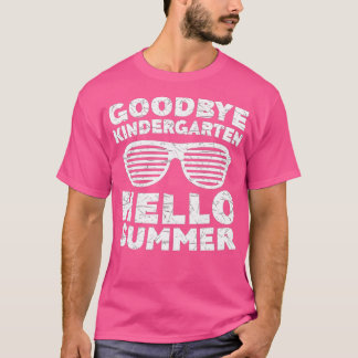 Camiseta Adeus Jardim de Infância Olá Formando de Verão