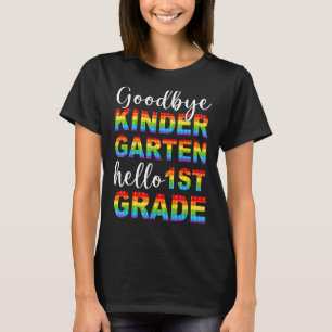 Camiseta Adeus Jardim Kindergarten Olá Gradua Pop de Gradua