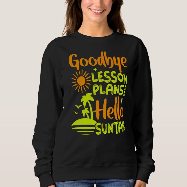 Camiseta Adeus Plano de Lição Olá Sun Tan (Frente)