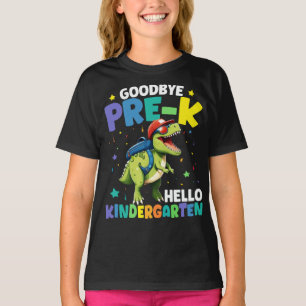 Camiseta Adeus Pré-graduação Dinossauro T rex